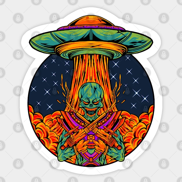 Old space war Sticker by Tuye Project